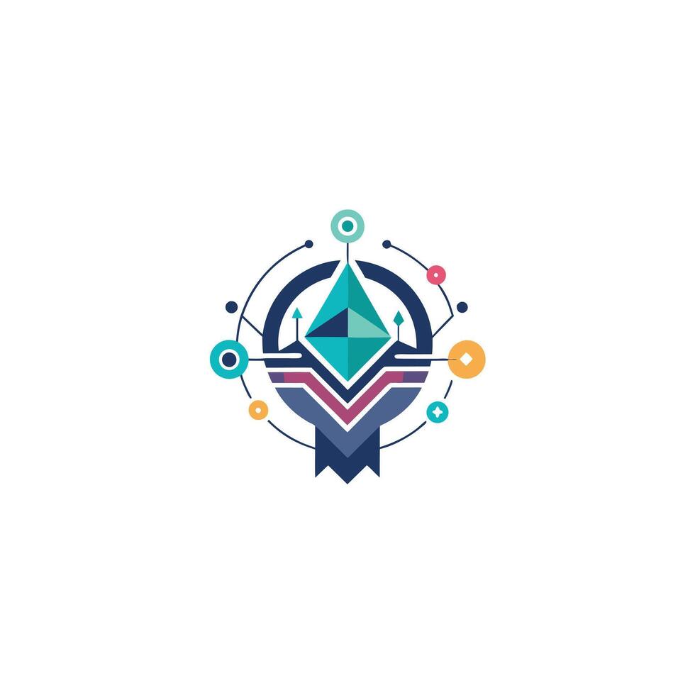 Creative and Elegant Minimalistic Logo Design for Technology and Software Company vector