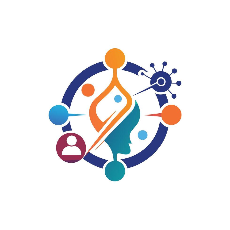 Creative and Elegant Minimalistic Logo Design for Technology and Software Company vector