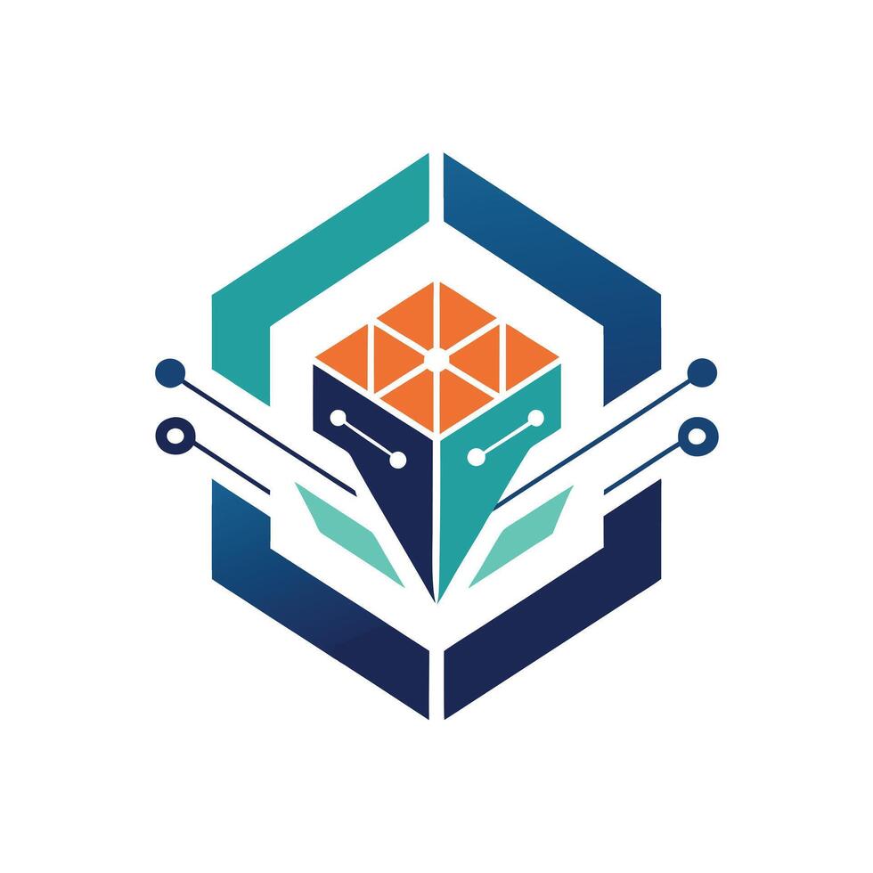 Creative and Elegant Minimalistic Logo Design for Technology and Software Company vector