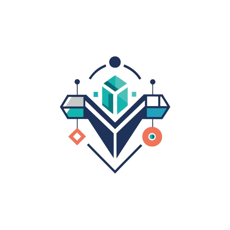 Creative and Elegant Minimalistic Logo Design for Technology and Software Company vector
