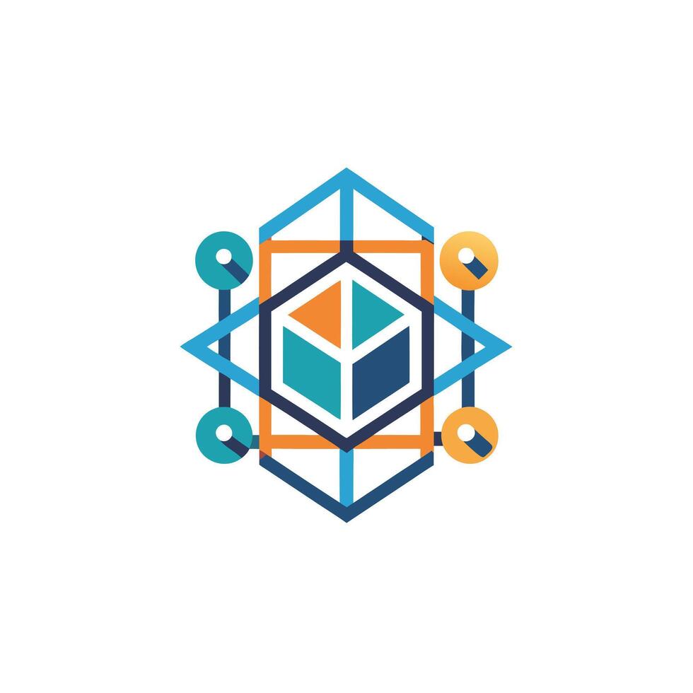 Creative and Elegant Minimalistic Logo Design for Technology and Software Company vector