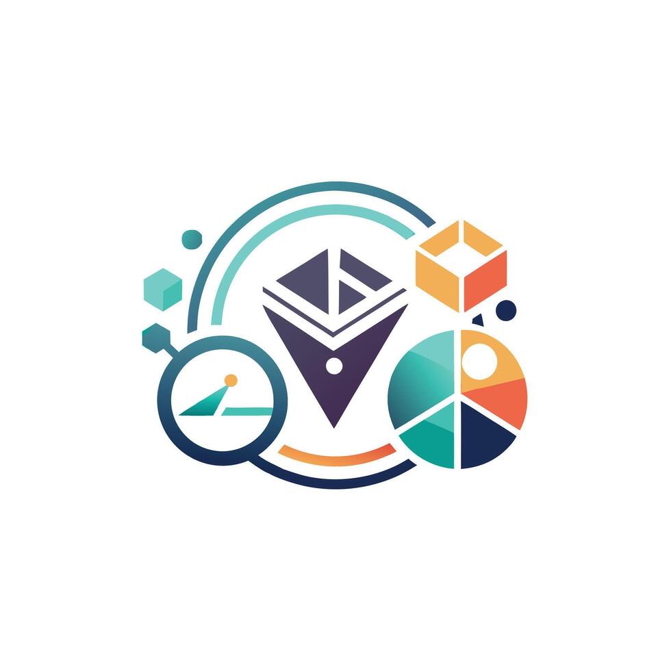 Creative and Elegant Minimalistic Logo Design for Technology and Software Company vector