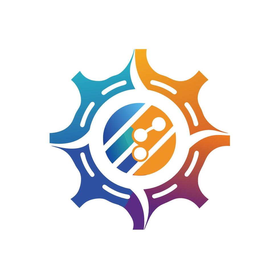 Creative and Elegant Minimalistic Logo Design for Technology and Software Company vector