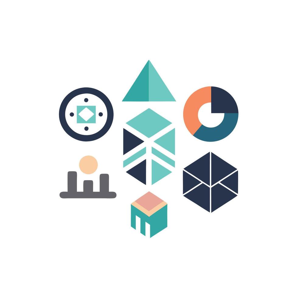 Creative and Elegant Minimalistic Logo Design for Technology and Software Company vector
