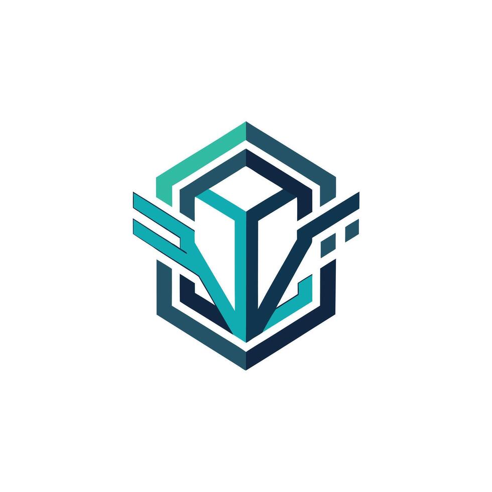 Creative and Elegant Minimalistic Logo Design for Technology and Software Company vector