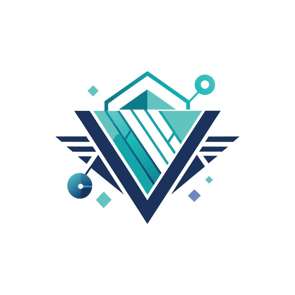 Creative and Elegant Minimalistic Logo Design for Technology and Software Company vector