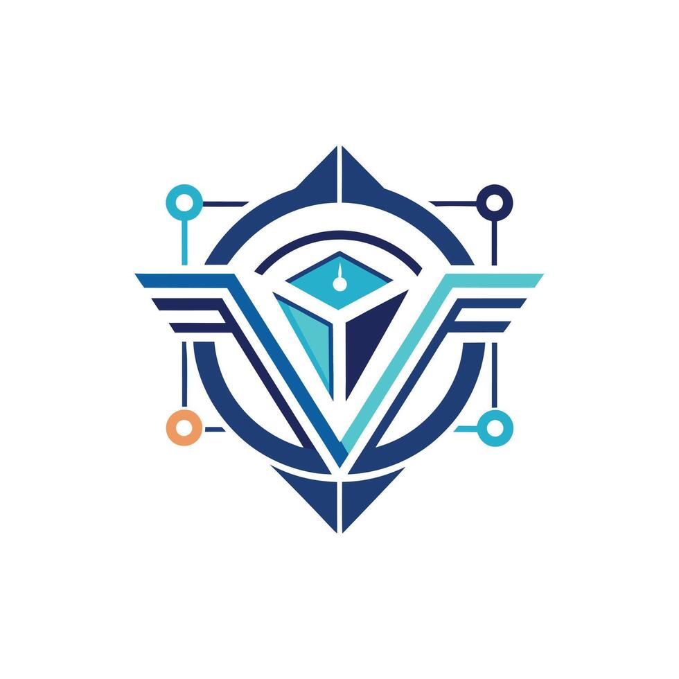 Creative and Elegant Minimalistic Logo Design for Technology and Software Company vector
