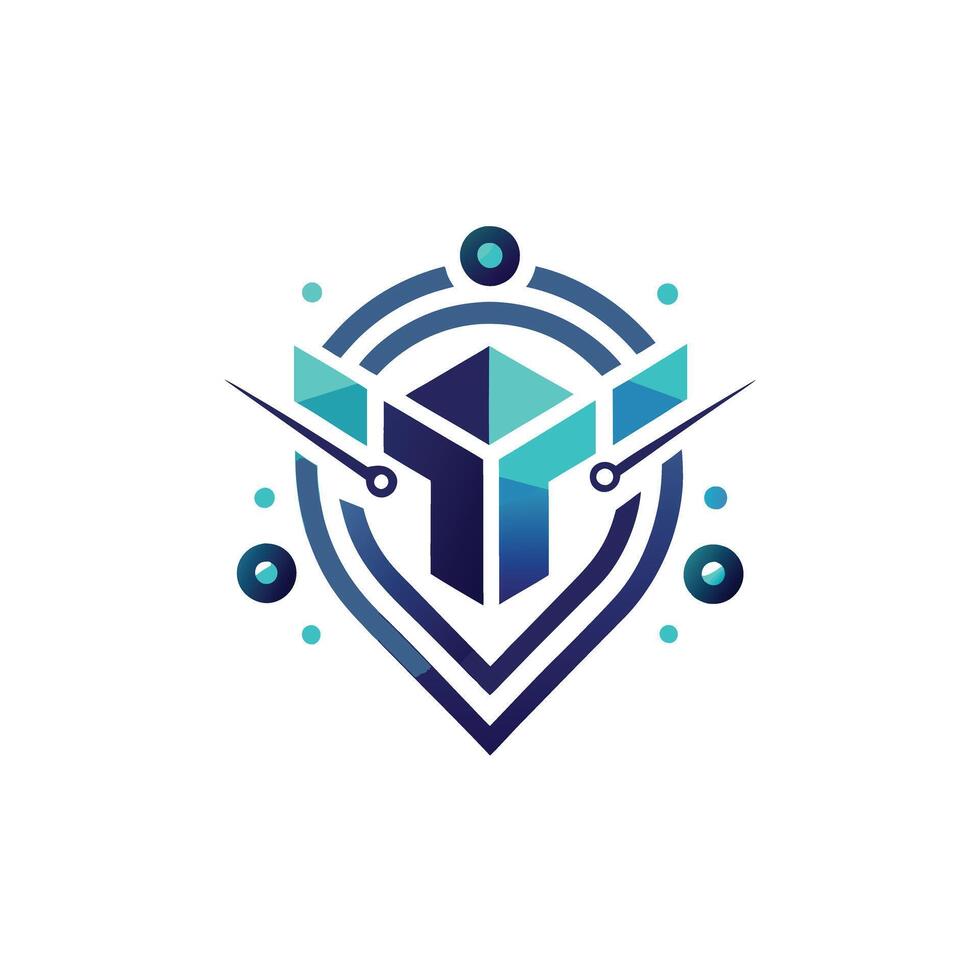 Creative and Elegant Minimalistic Logo Design for Technology and Software Company vector