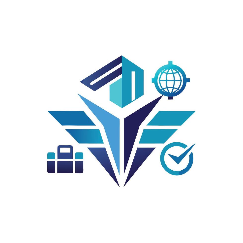 Creative and Elegant Minimalistic Logo Design for Technology and Software Company vector