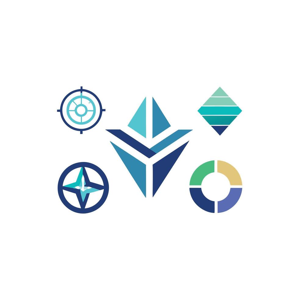 Creative and Elegant Minimalistic Logo Design for Technology and Software Company vector