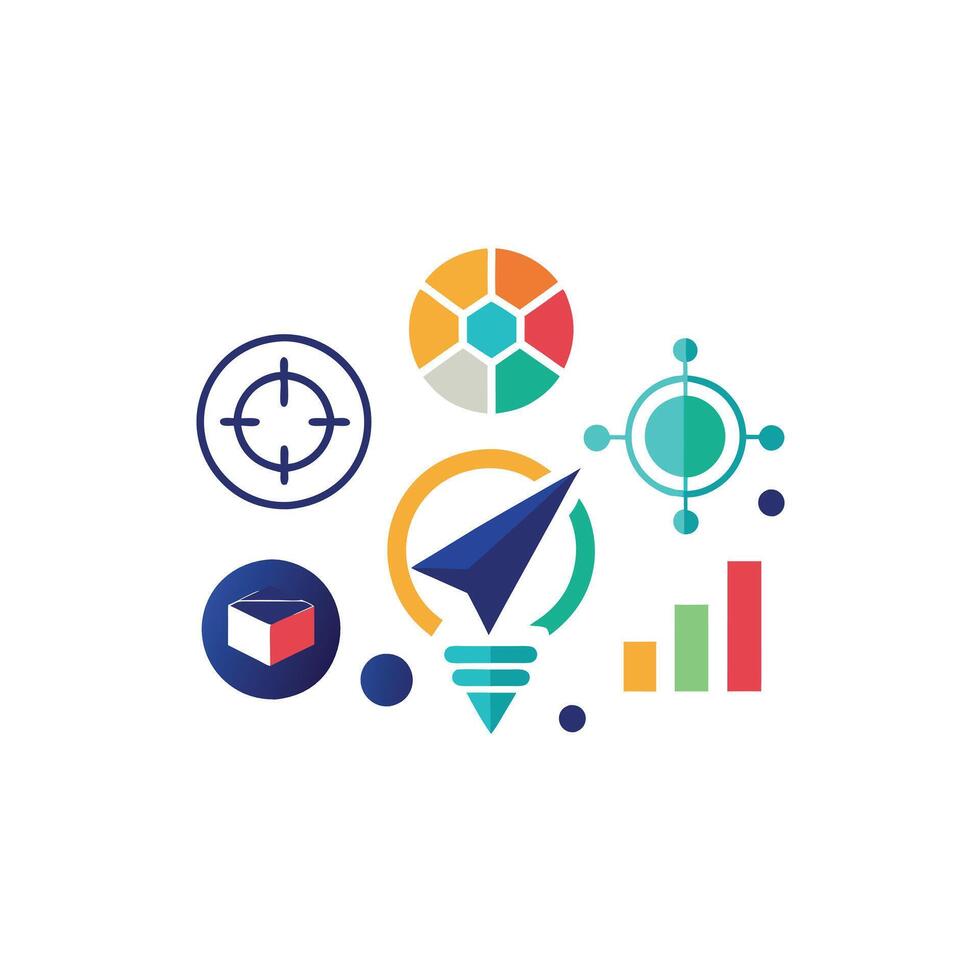 Creative and Elegant Minimalistic Logo Design for Technology and Software Company vector