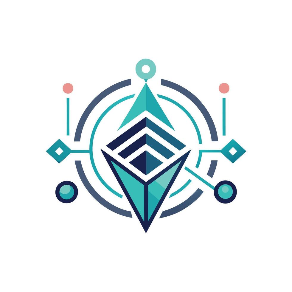 Creative and Elegant Minimalistic Logo Design for Technology and Software Company vector