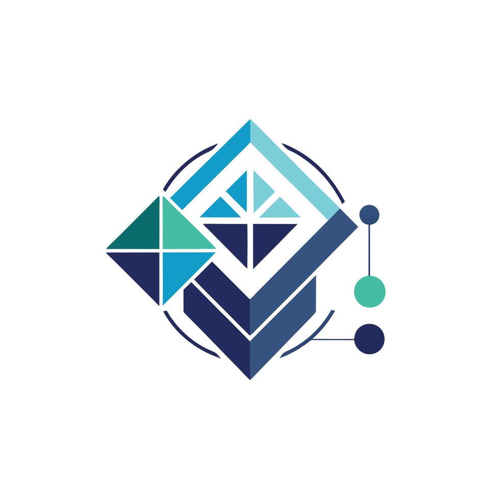 Creative and Elegant Minimalistic Logo Design for Technology and Software Company vector