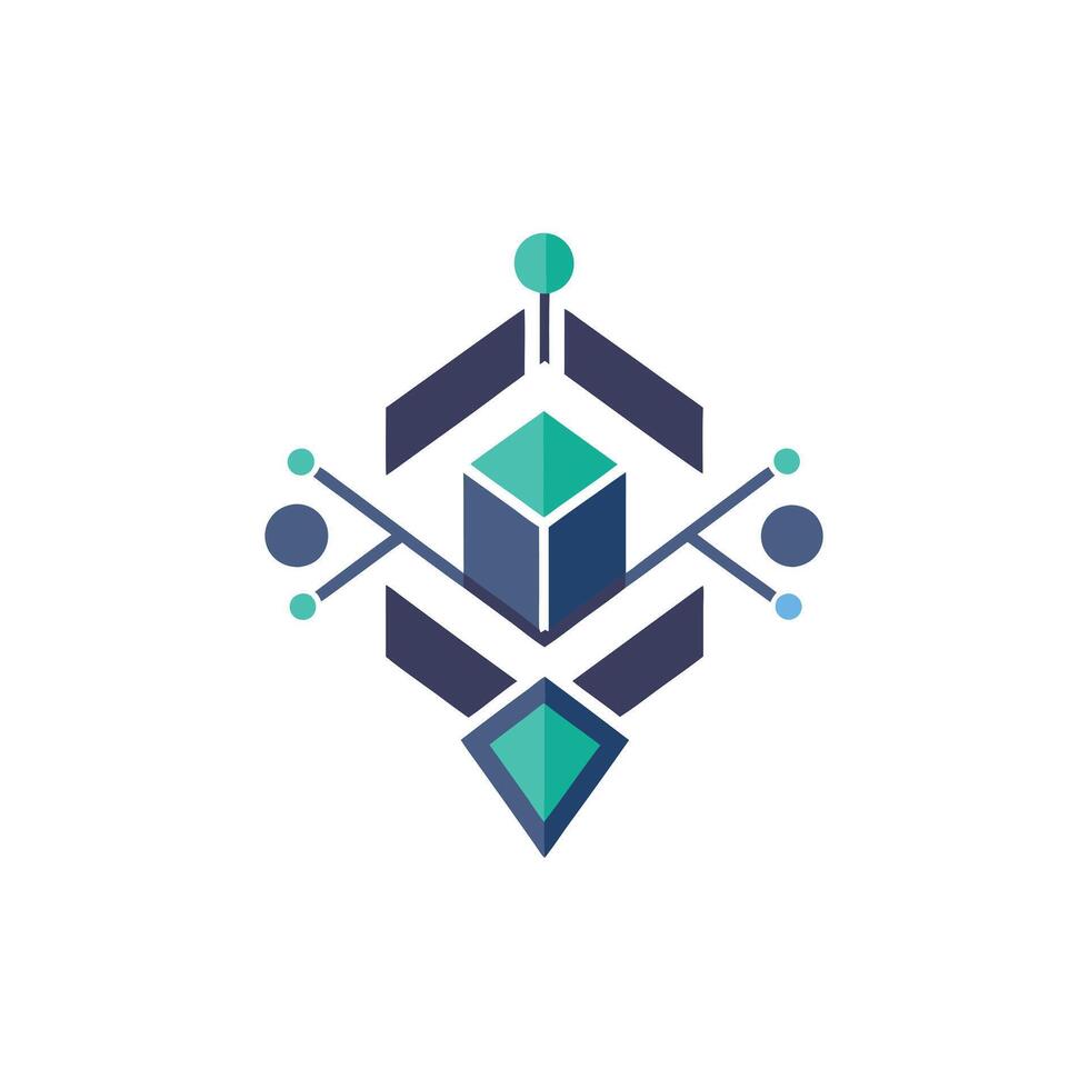 Creative and Elegant Minimalistic Logo Design for Technology and Software Company vector