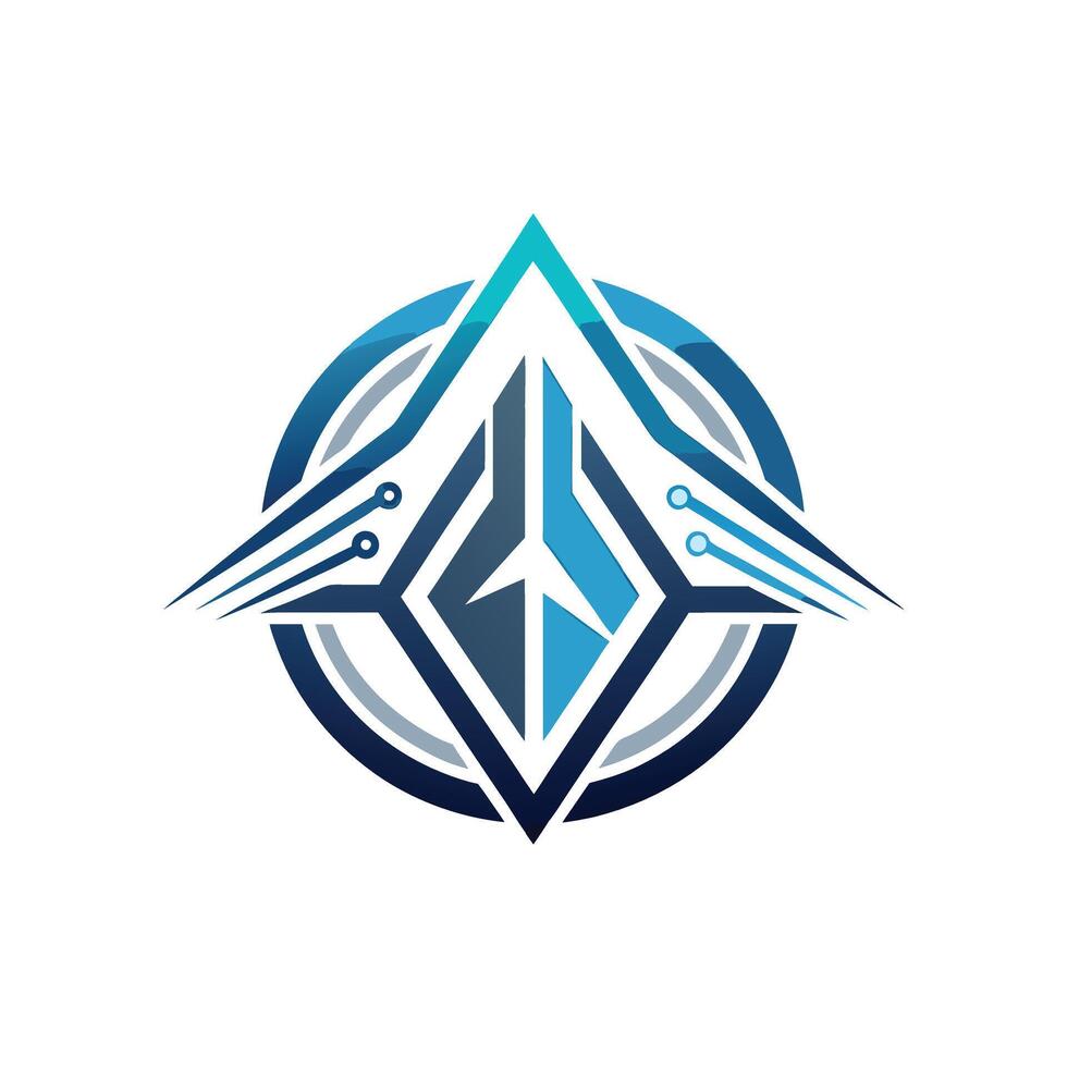 Creative and Elegant Minimalistic Logo Design for Technology and Software Company vector