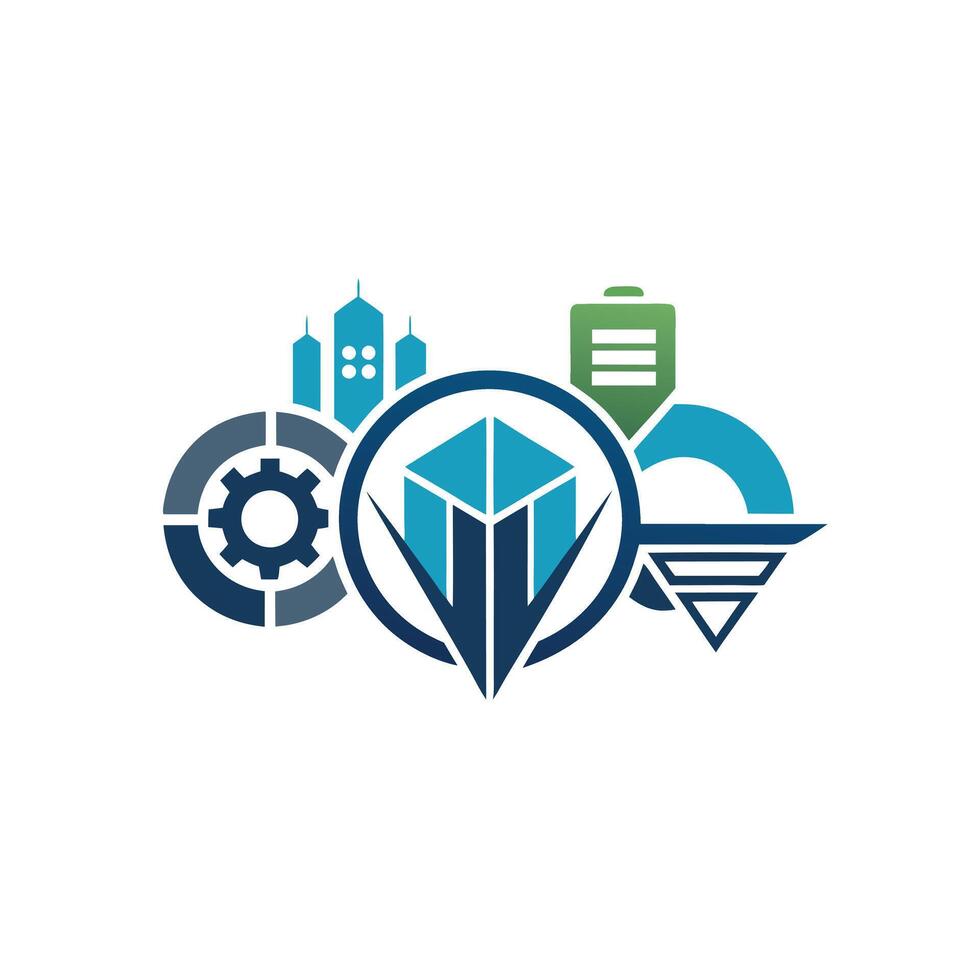 Creative and Elegant Minimalistic Logo Design for Technology and Software Company vector