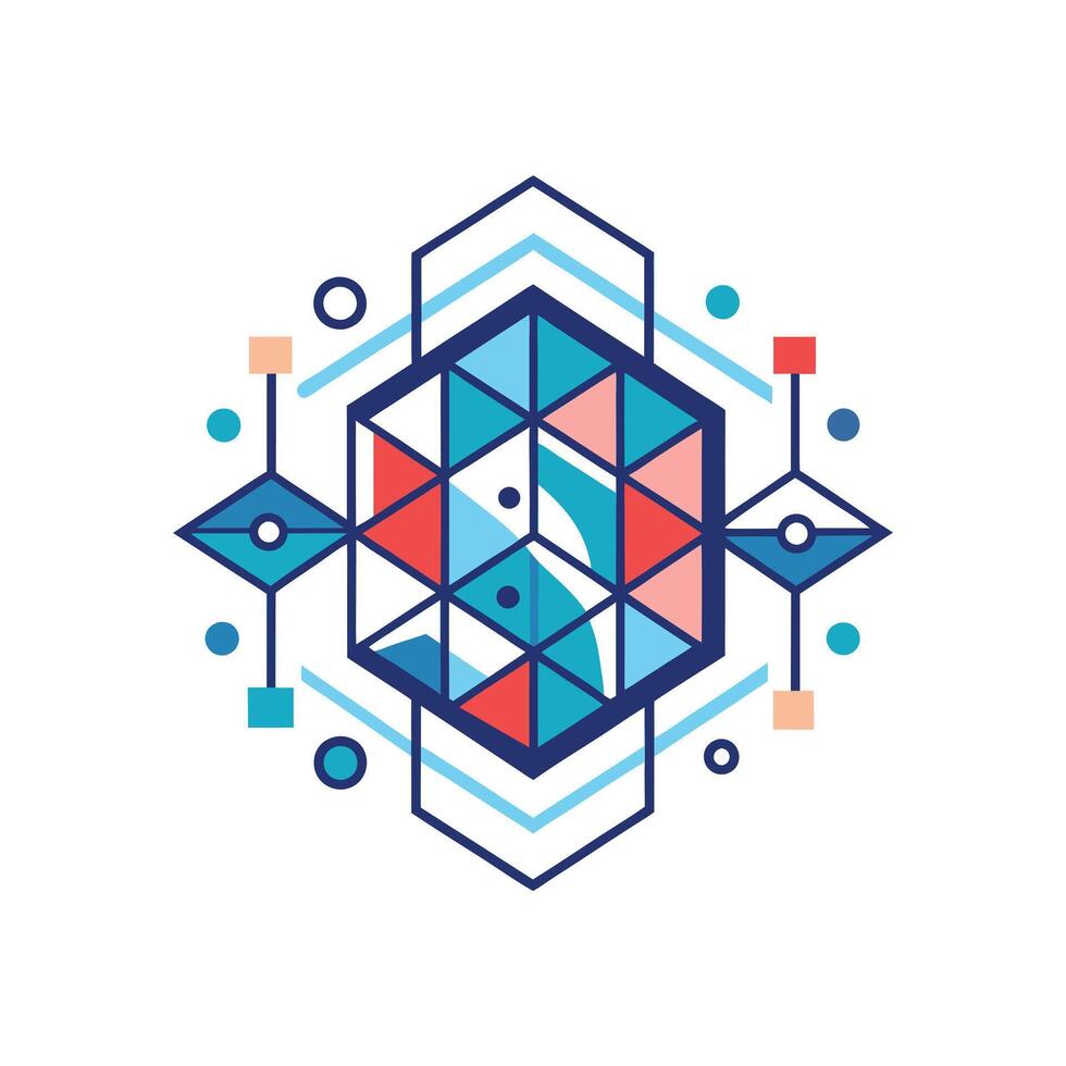 Creative and Elegant Minimalistic Logo Design for Technology and Software Company vector