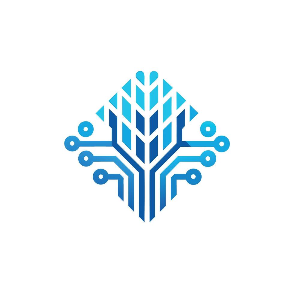Creative and Elegant Minimalistic Logo Design for Technology and Software Company vector