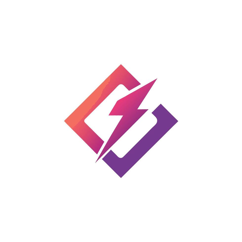 Creative and Elegant Minimalistic Logo Design for Technology and Software Company vector