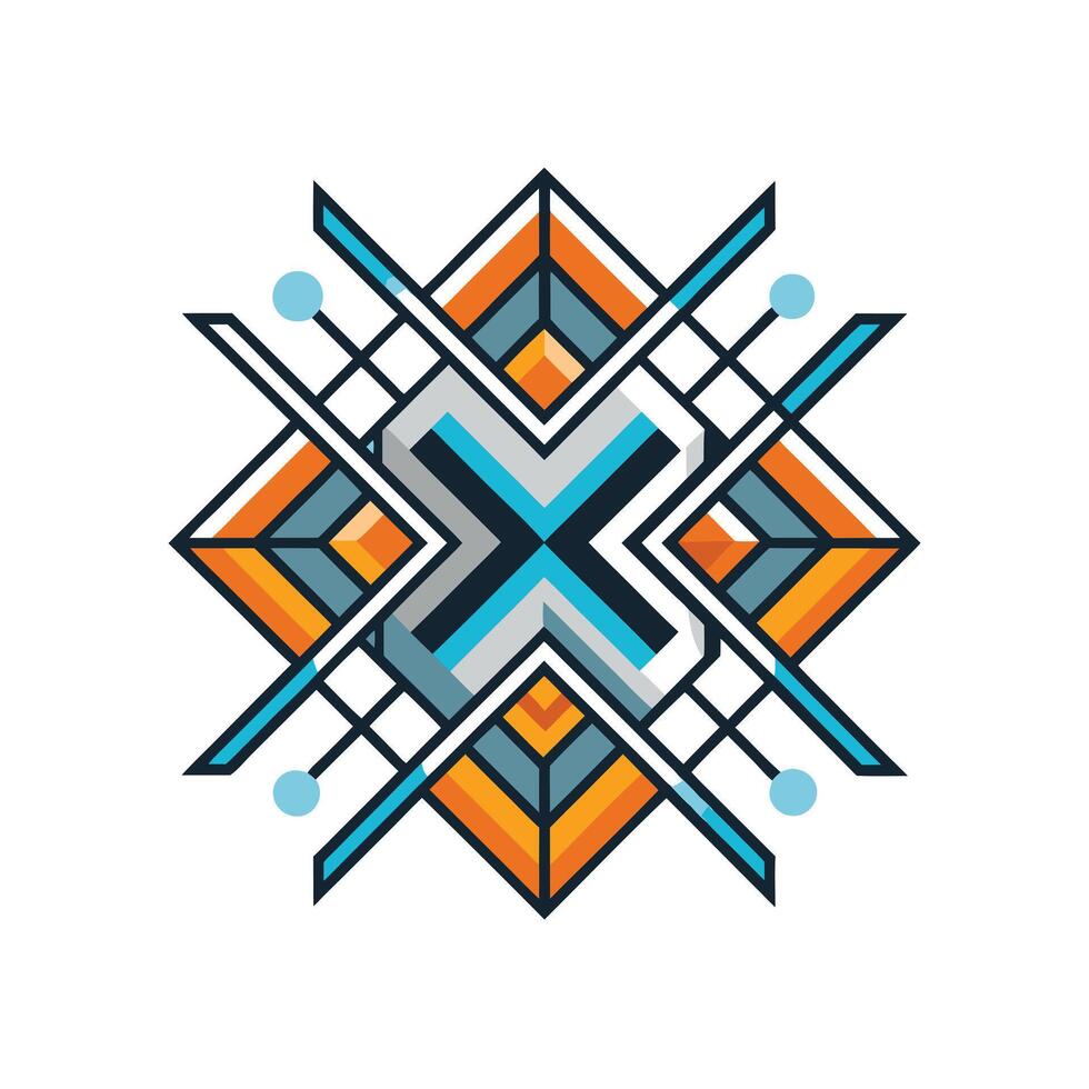 Creative and Elegant Minimalistic Logo Design for Technology and Software Company vector