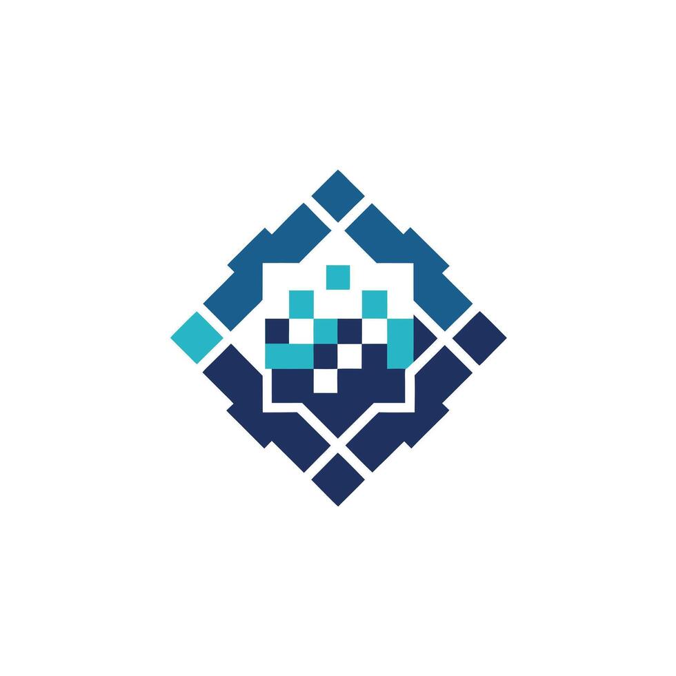 Creative and Elegant Minimalistic Logo Design for Technology and Software Company vector