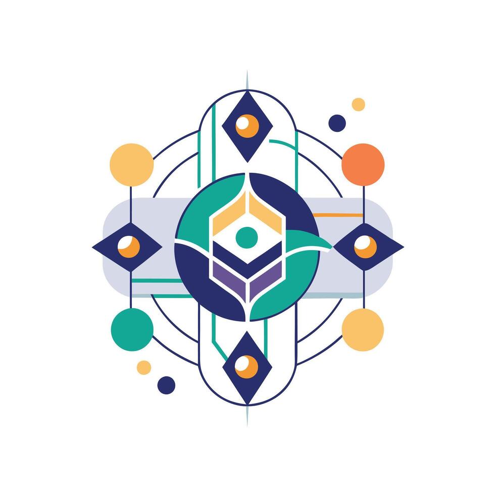 Creative and Elegant Minimalistic Logo Design for Technology and Software Company vector