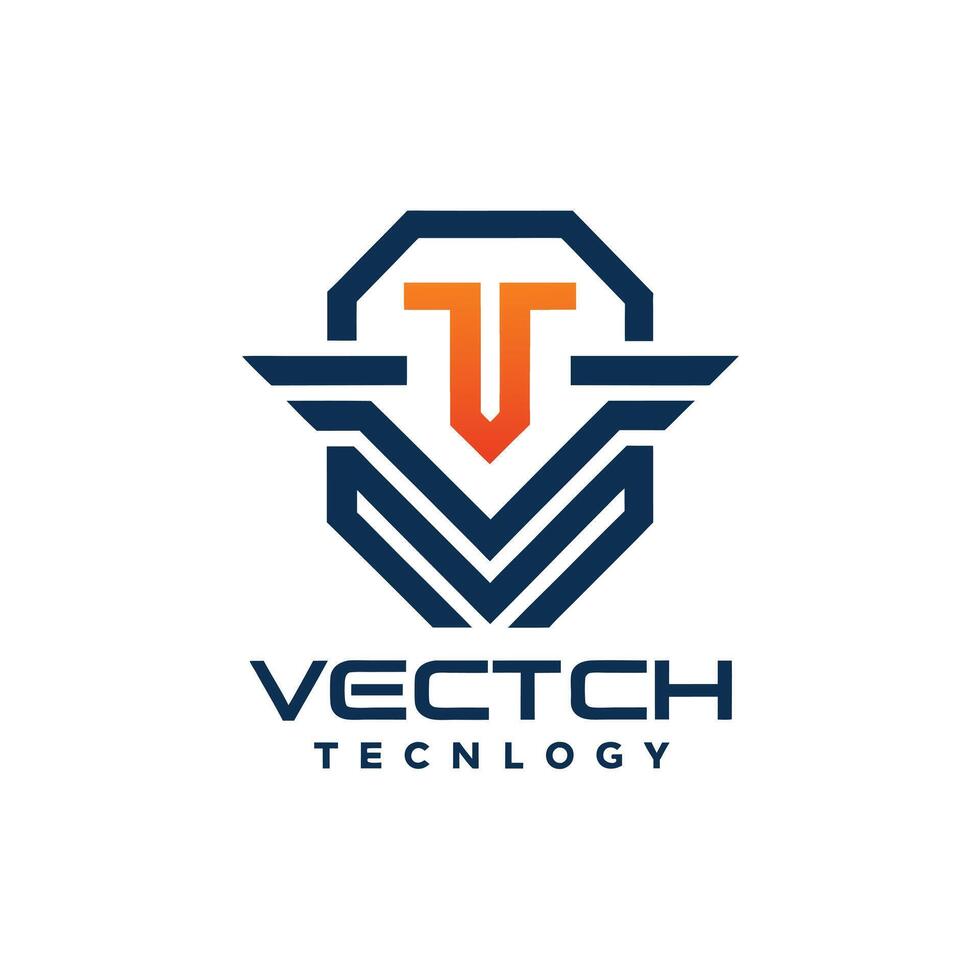 Creative and Elegant Minimalistic Logo Design for Technology and Software Company vector