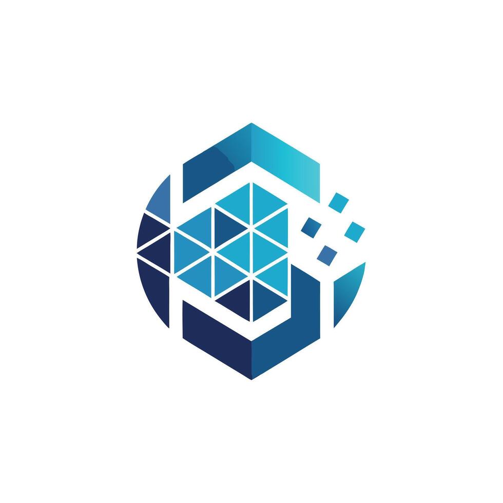 Creative and Elegant Minimalistic Logo Design for Technology and Software Company vector