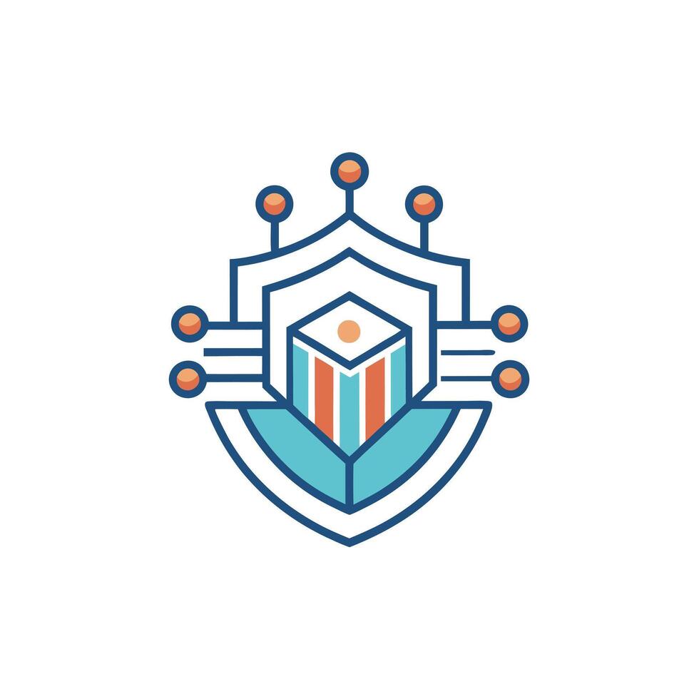 Creative and Elegant Minimalistic Logo Design for Technology and Software Company vector