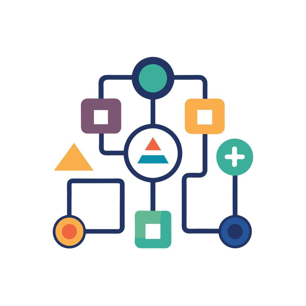 Creative and Elegant Minimalistic Logo Design for Technology and Software Company vector