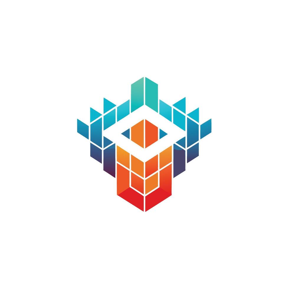 Creative and Elegant Minimalistic Logo Design for Technology and Software Company vector