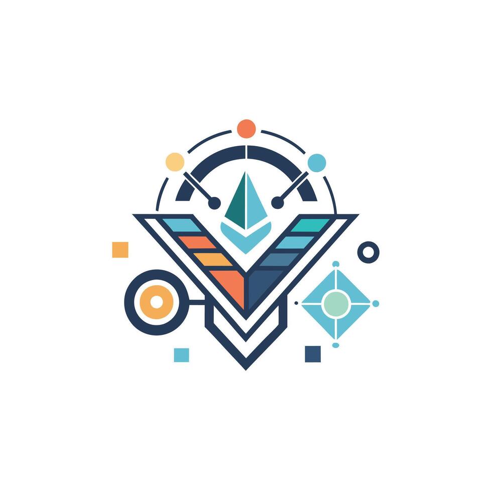 Creative and Elegant Minimalistic Logo Design for Technology and Software Company vector