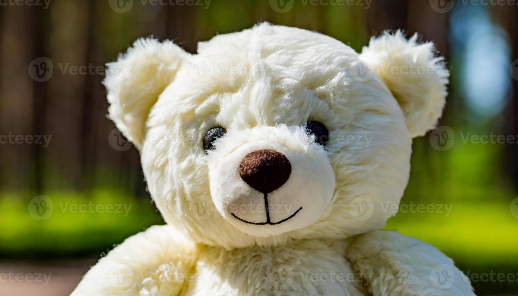 Beautiful teddy bear, children's plush toy. photo