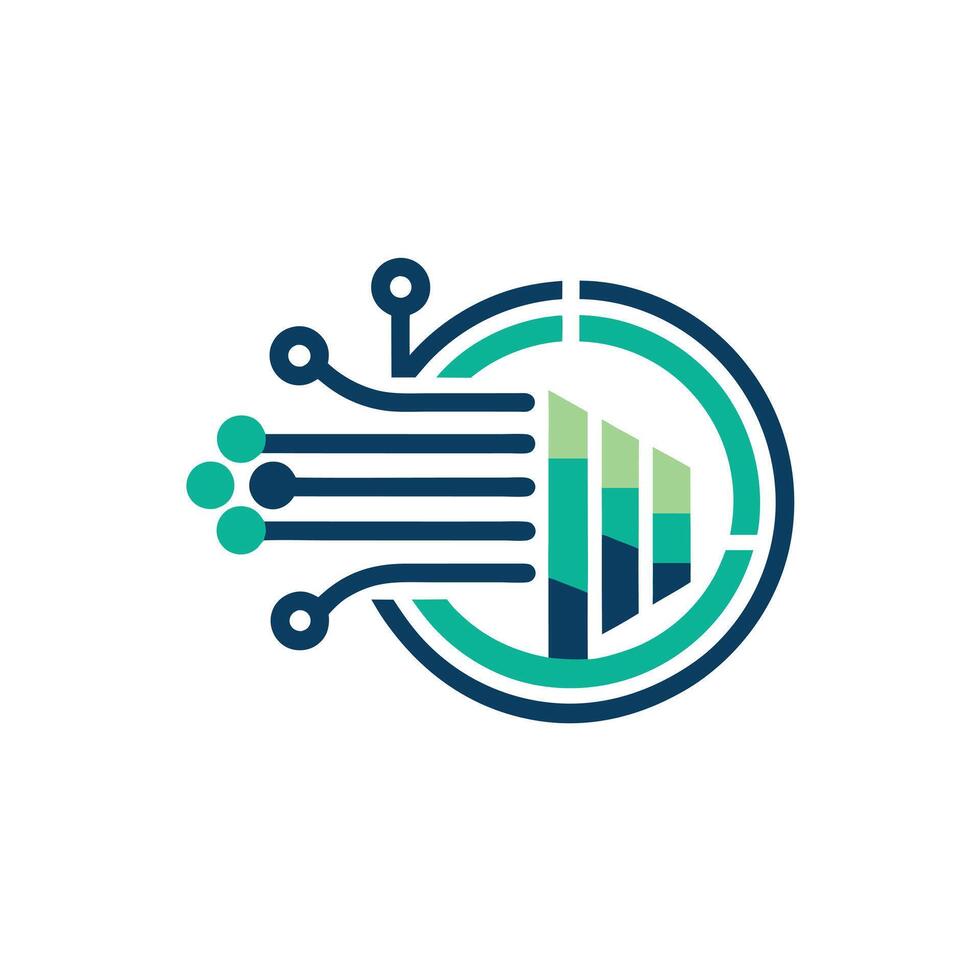 Creative and Elegant Minimalistic Logo Design for Technology and Software Company vector