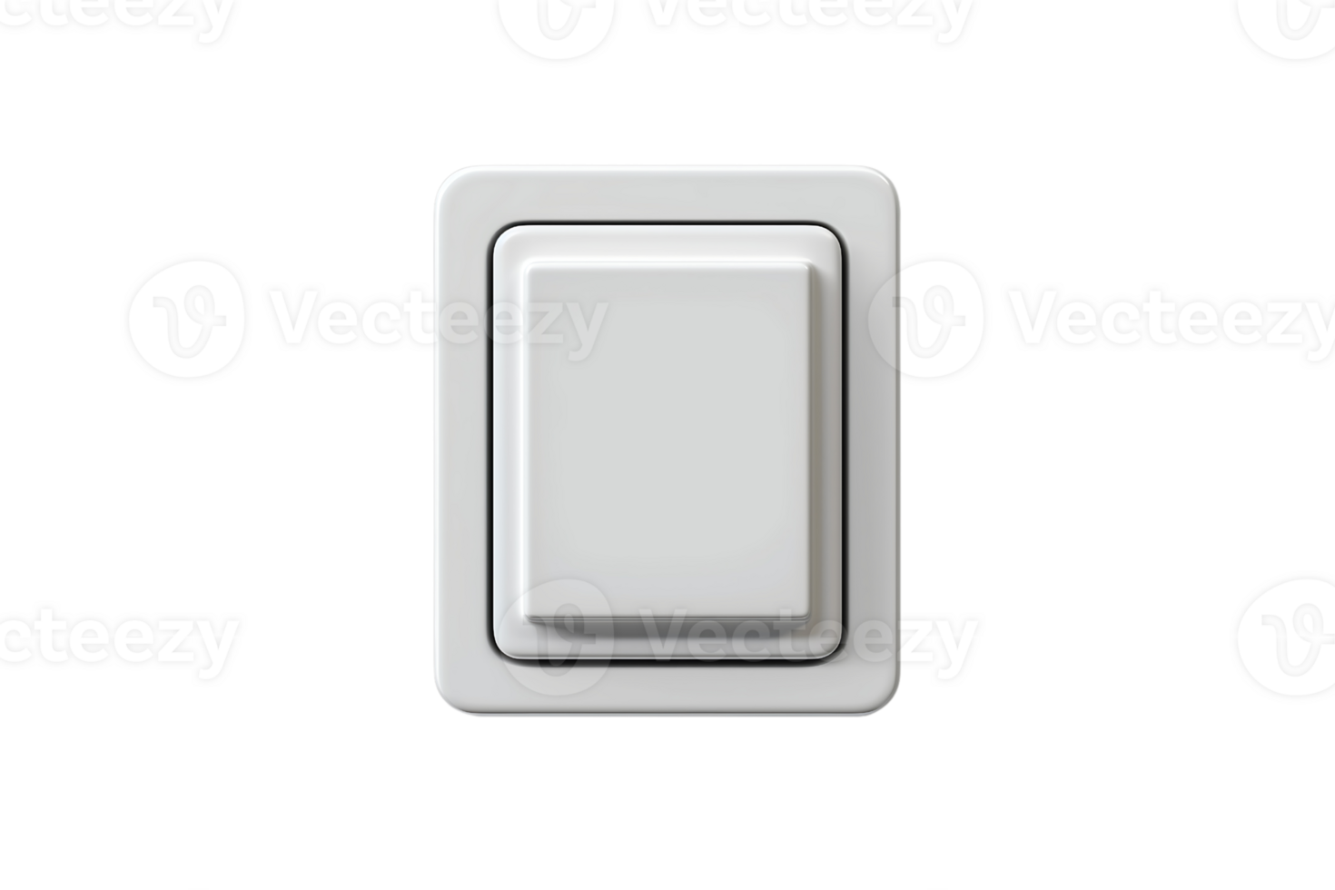 modern light switch isolated on transparent background png