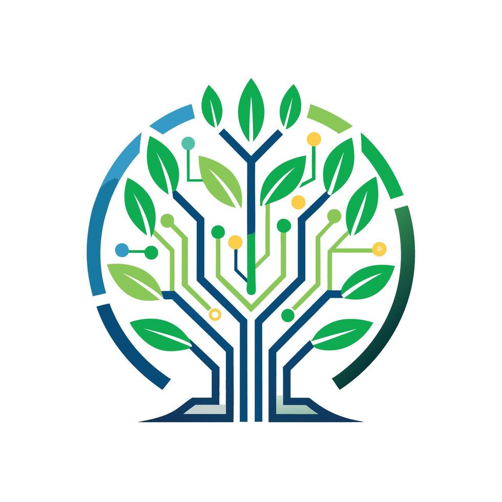 Creative and Elegant Minimalistic Logo Design for Technology and Software Company vector