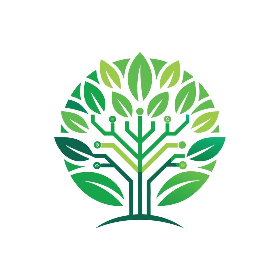 Creative and Elegant Minimalistic Logo Design for Technology and Software Company vector