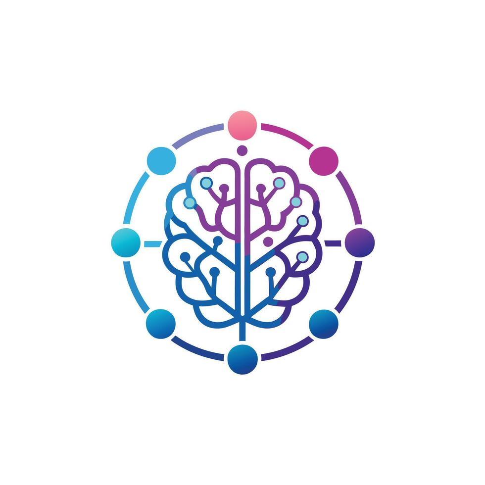Creative and Elegant Minimalistic Logo Design for Technology and Software Company vector