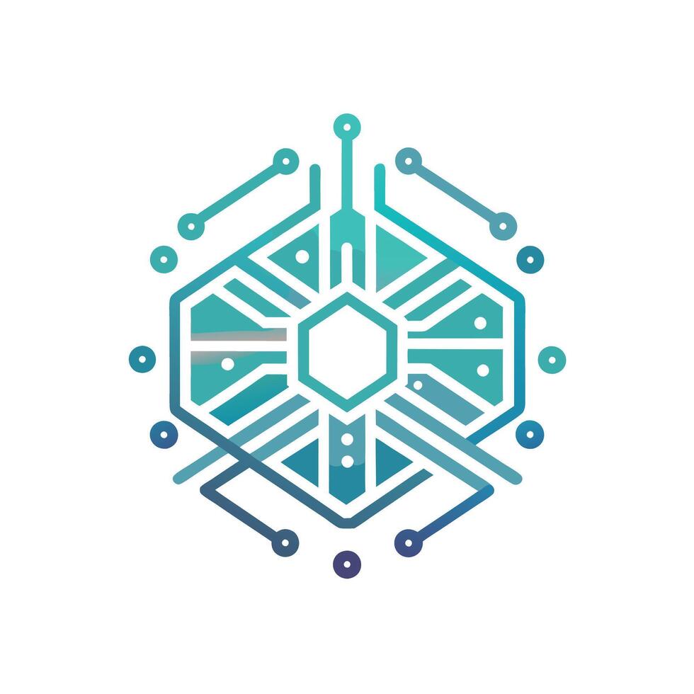 Creative and Elegant Minimalistic Logo Design for Technology and Software Company vector
