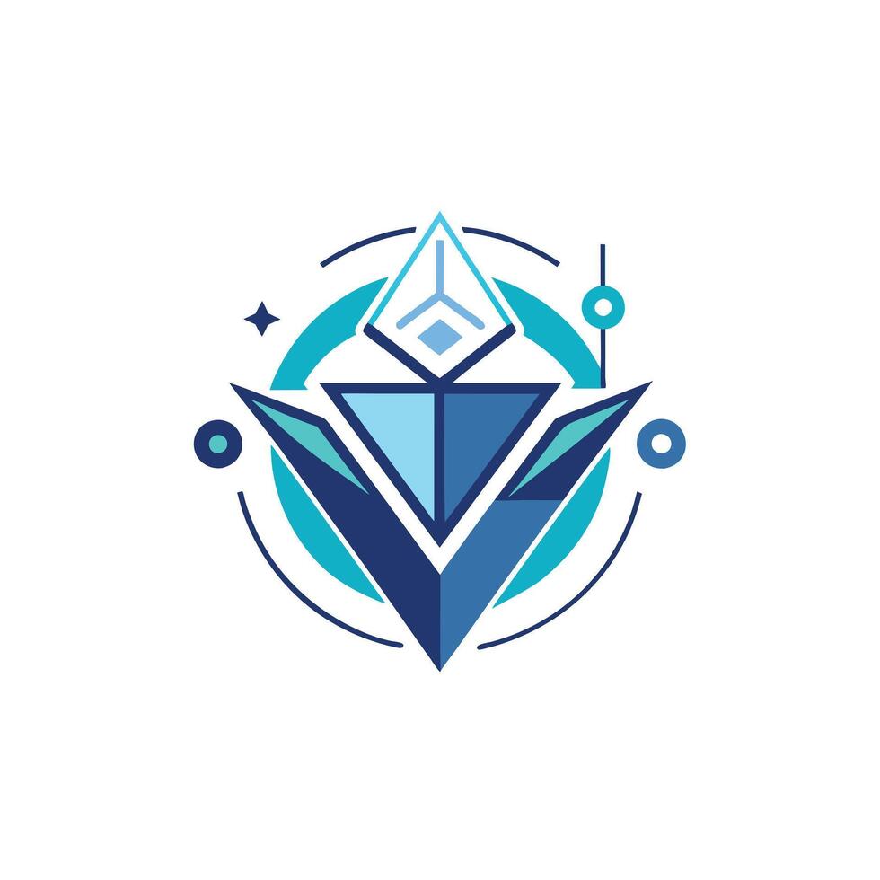 Creative and Elegant Minimalistic Logo Design for Technology and Software Company vector