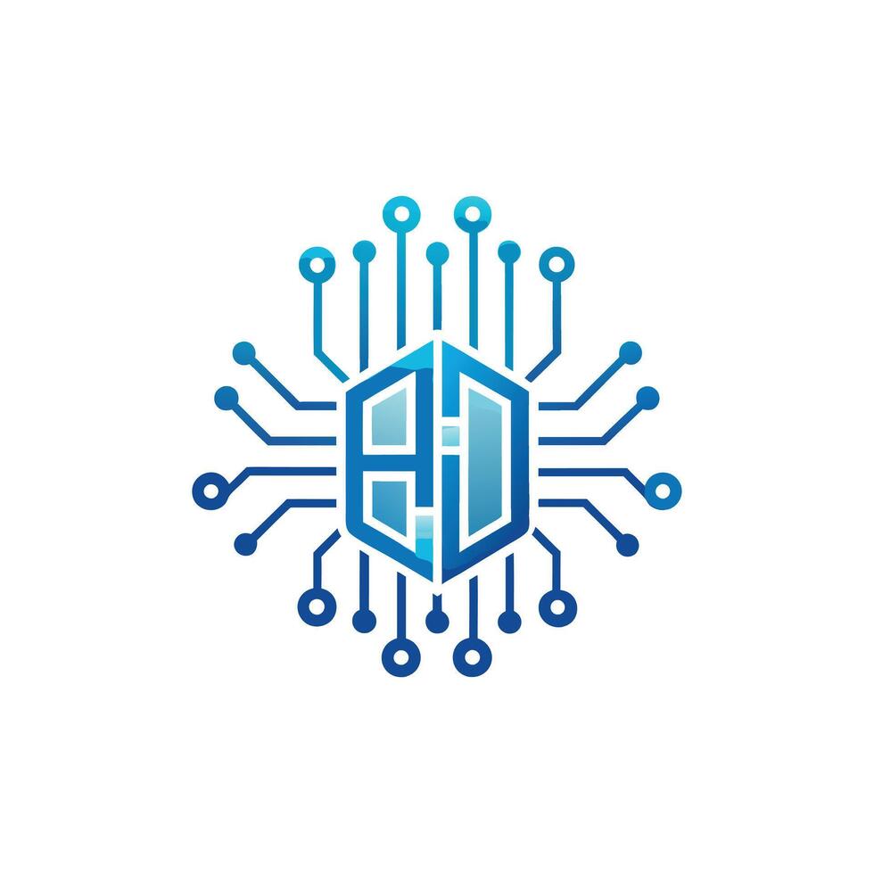 Creative and Elegant Minimalistic Logo Design for Technology and Software Company vector
