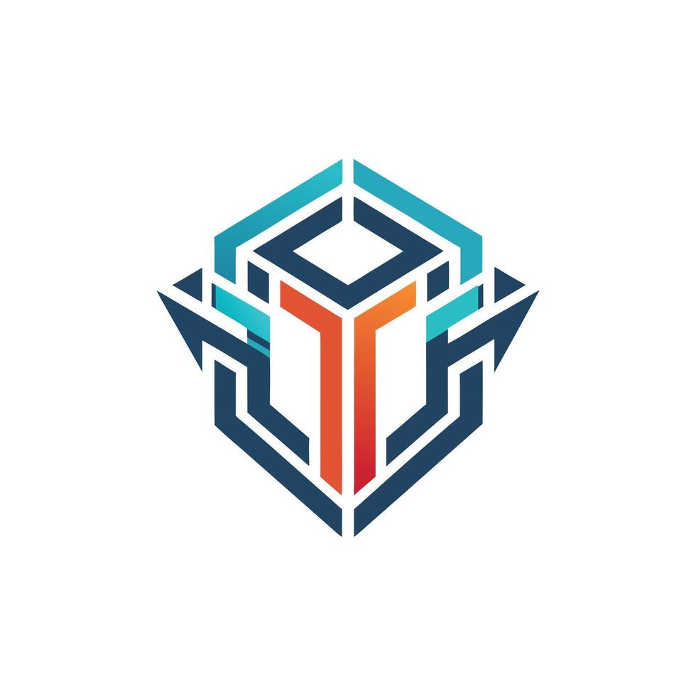 Creative and Elegant Minimalistic Logo Design for Technology and Software Company vector