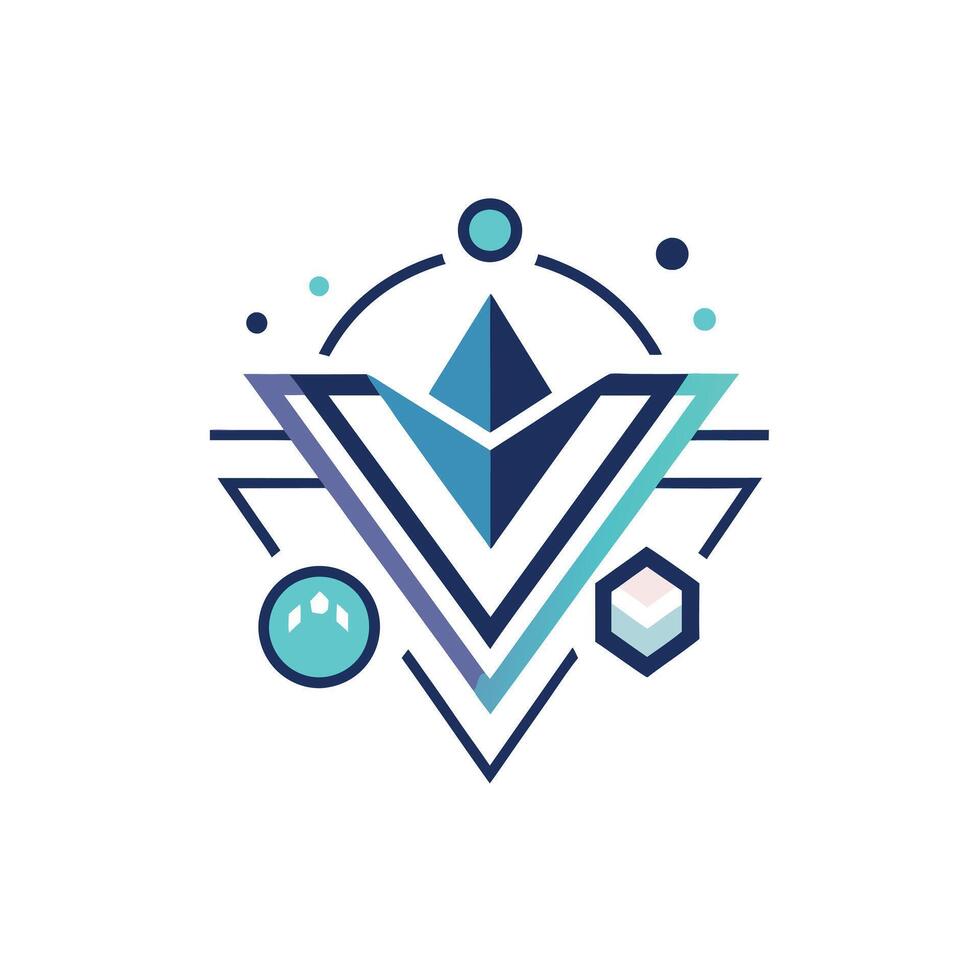 Creative and Elegant Minimalistic Logo Design for Technology and Software Company vector
