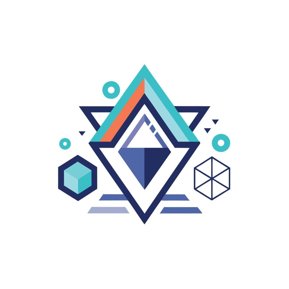 Creative and Elegant Minimalistic Logo Design for Technology and Software Company vector