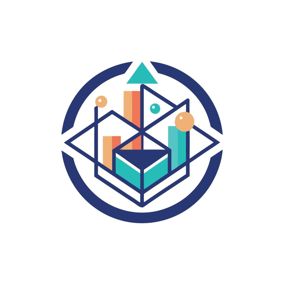 Creative and Elegant Minimalistic Logo Design for Technology and Software Company vector
