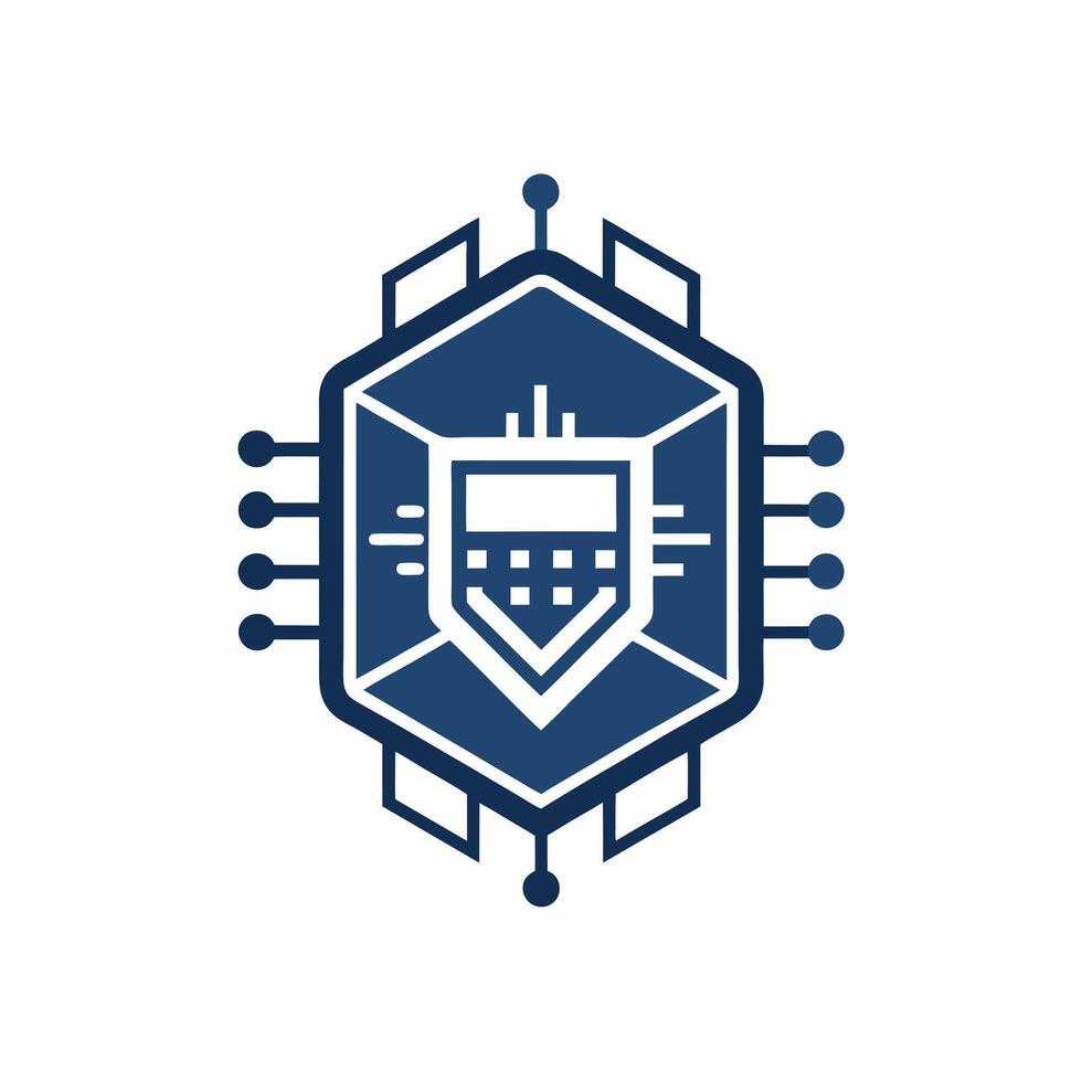 Creative and Elegant Minimalistic Logo Design for Technology and Software Company vector