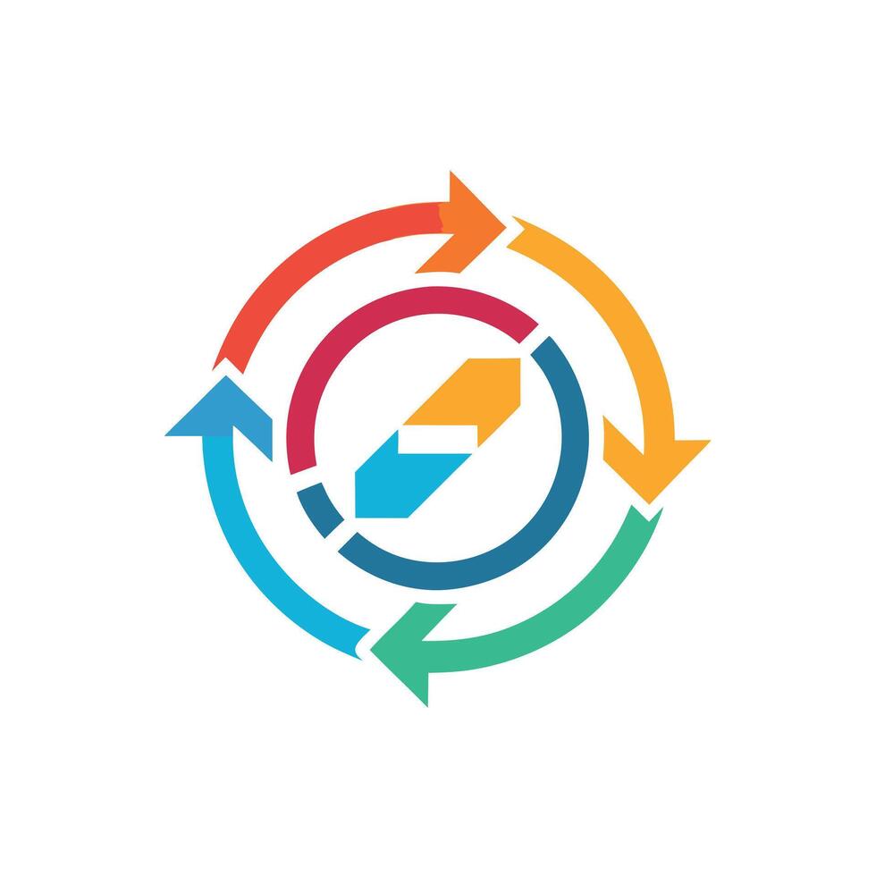 Creative and Elegant Minimalistic Logo Design for Technology and Software Company vector