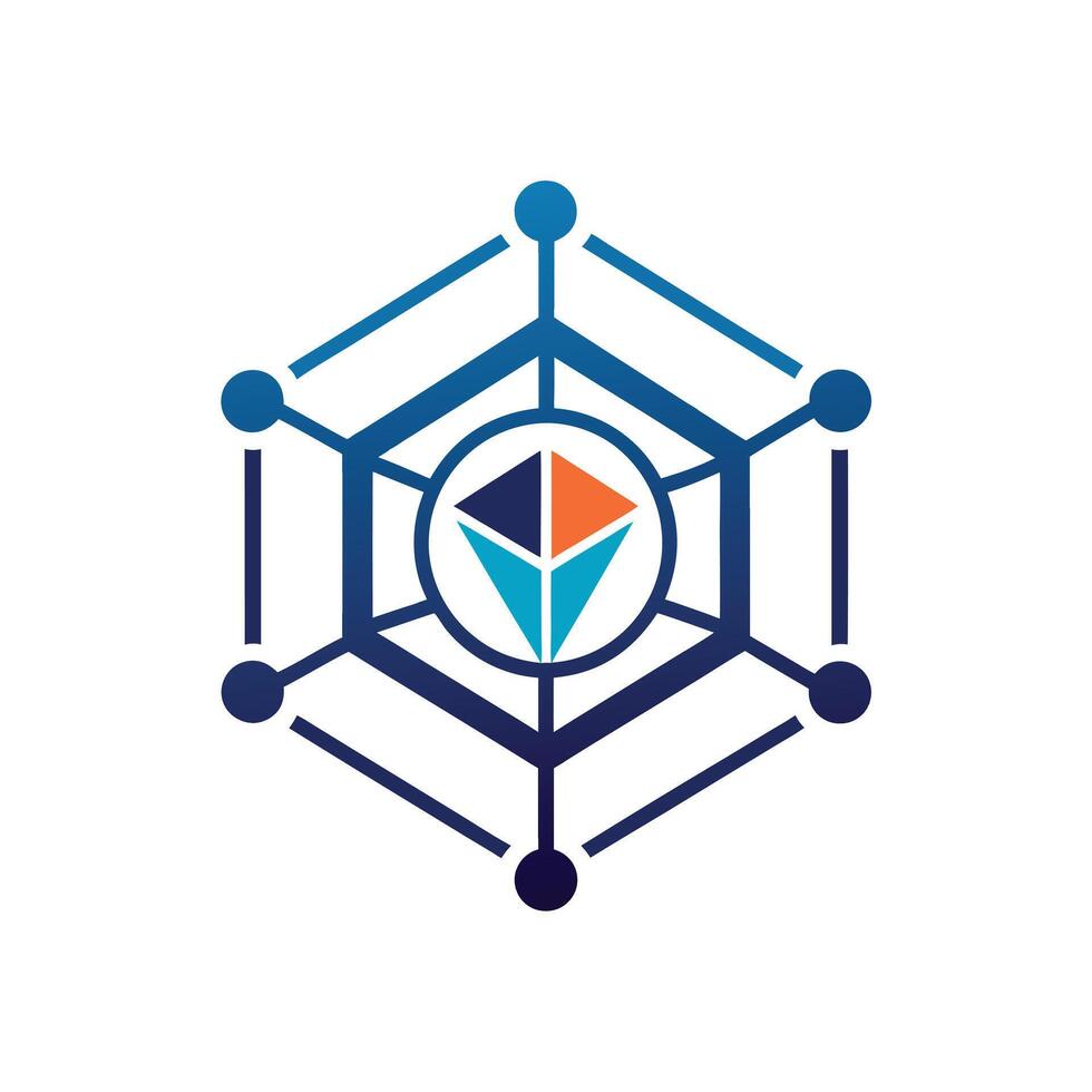 Creative and Elegant Minimalistic Logo Design for Technology and Software Company vector