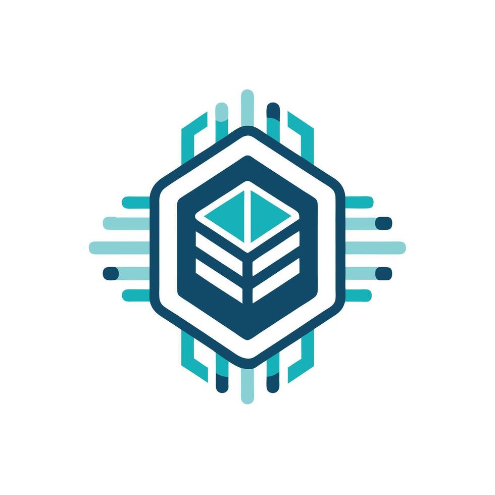 Creative and Elegant Minimalistic Logo Design for Technology and Software Company vector