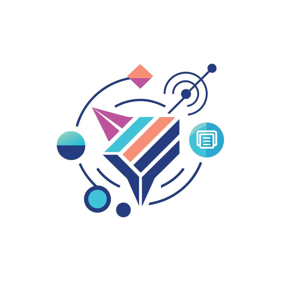 Creative and Elegant Minimalistic Logo Design for Technology and Software Company vector